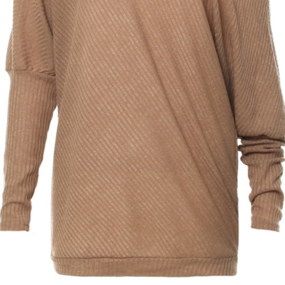 HOST PICK Beautiful Tan Bat Sleeve Sweater - Picture 4 of 6